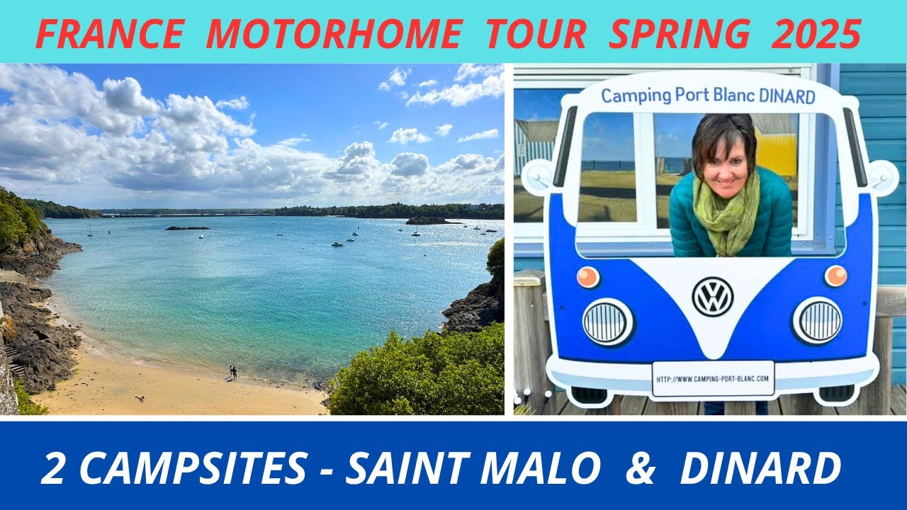 FRANCE Pt 4 | SAINT MALO Campsite & Bunkers | DINARD Camping Port Blanc | Trev's Cooking | Vlog 695