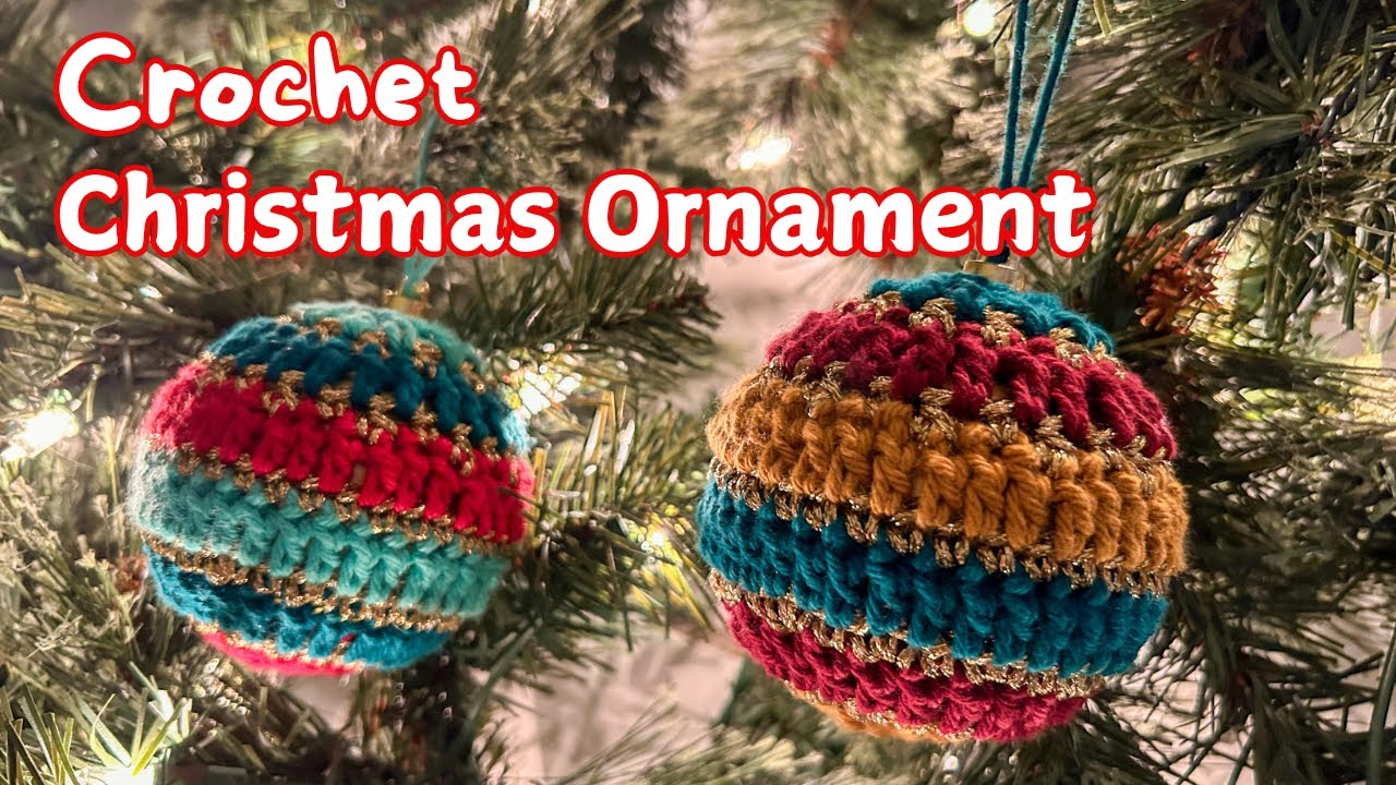 How to Crochet Christmas Tree Ornament - Easy Step by Step Tutorial ...