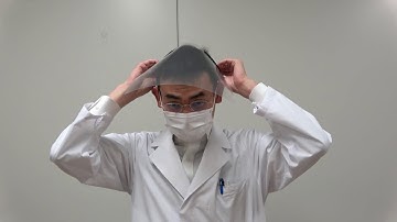 Making Face-shield in 3 mins.