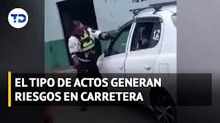 Conductores Desobedecen Órdenes Policiales Video