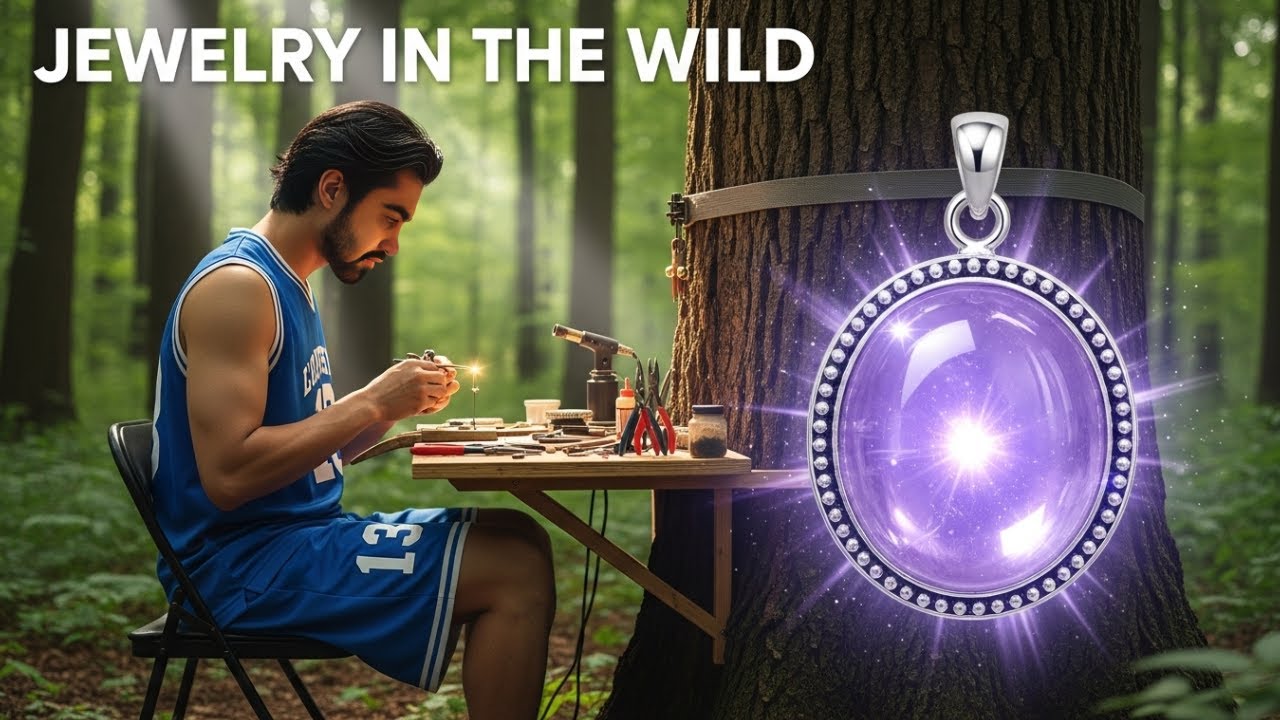 unbelievable handmade jewelry in forest