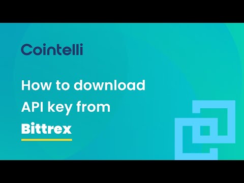 Bittrex Tax Reporting: How to Get Bittrex API Keys