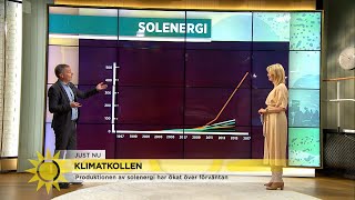 Klimatkollen – 'Solenergi en fantastisk möjlighet för fattiga länder' - Nyhetsmorgon (TV4)