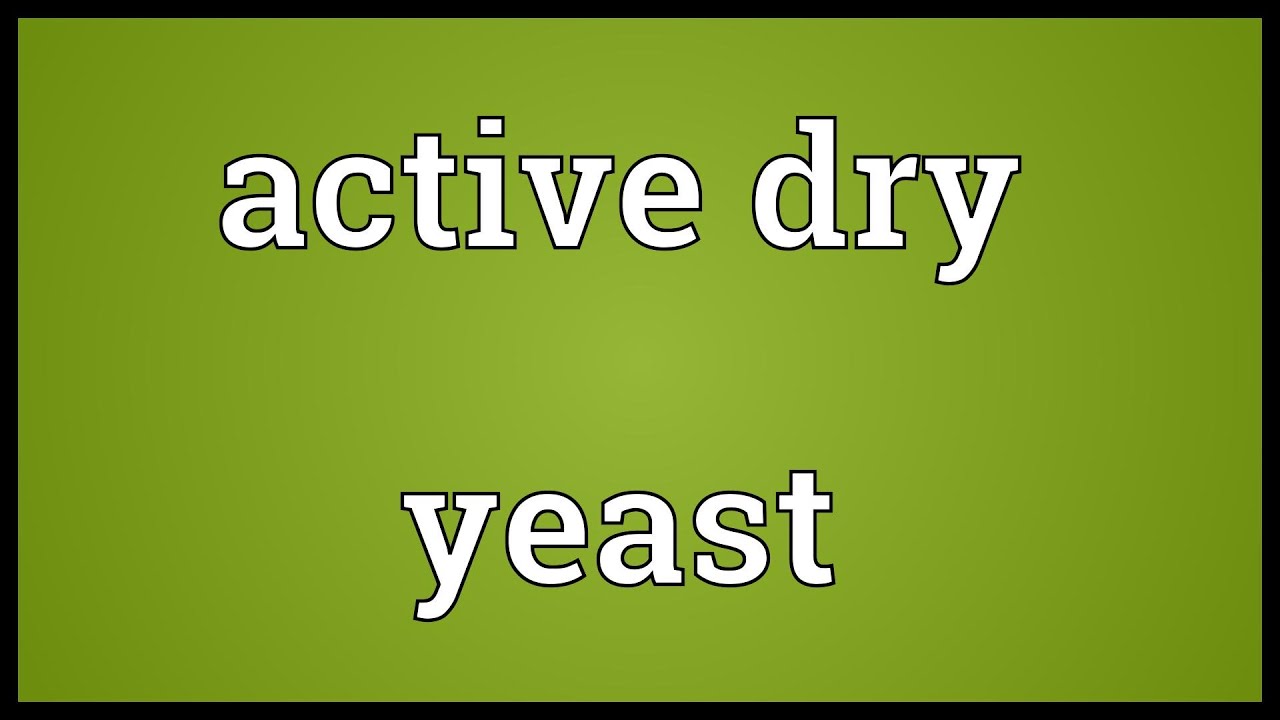 Active Dry Yeast Meaning YouTube Active Dry Yeast Meaning YouTube
