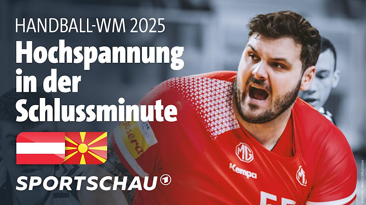 Österreich - Nordmazedonien Highlights | Handball-WM 2025 | Sportschau