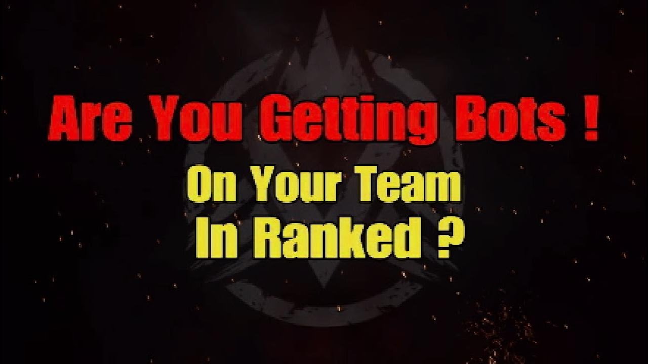 Are You Getting Artificial Bots ? in Ranked on Apex Legends - YouTube