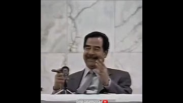Interview against Saddam Hussein😱| Attitude Status🦁| #saddam#edit#attitude#صدام_حسين