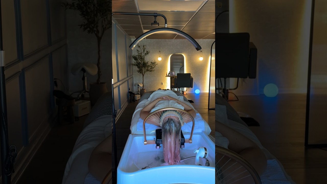 Come with me to the most relaxing Japanese Head Spa Treatment! 🫧🥂