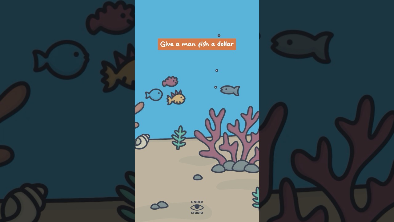 You Get The Point 🐟 Fishie Under Water | Animation Meme | Original Audio: notaseafoodplace