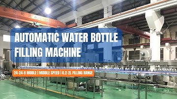 High-Speed Water Bottle Filling Machine | 3-in-1 Automatic Water Bottling Machine