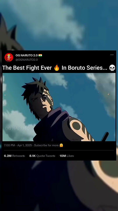 The Best Fight Ever🔥 In Boruto Series...💀 #boruto #shorts #anime