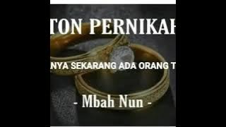 WETON PERNIKAHAN .-Cak Nun-