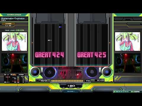 [AC] IIDX 33 - Watermelon Explosion DPH 正規 Full Combo w/Hand Shot