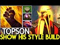 TOPSON [Ember Spirit] Show His Style Build Octarine Core Spam Skill Dota 2