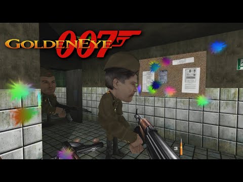 Saturday Night GoldenEye 007 XBLA 00 Agent Livestream (Big Head + Paintball  mode) 