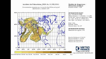 Fukushima - Modelling the dispersion of radioactive releases into the atmosphere on a global scale.