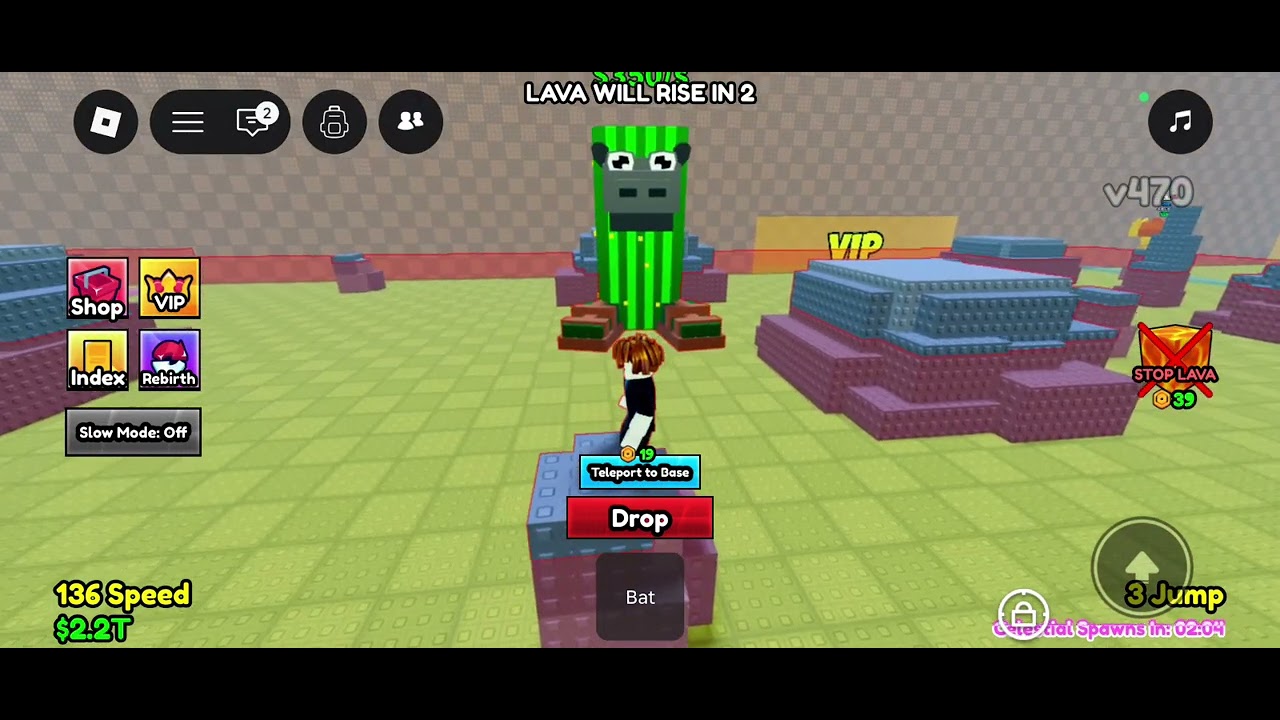 Playing roblox game escape from Lava for brain rot😀😀😀😀😀  #0jgamer   