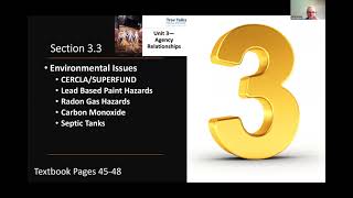 Prelicensing Video #4 Environmental Issues and Environmental Disclosure August 31 2022
