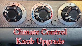 Second Generation Toyota Tacoma Climate Control Knob Upgrade