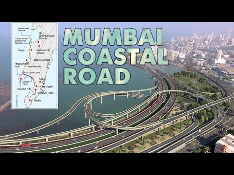 Mumbai Coastal Road Aerial View And Construction Timelapse 2018 2023 