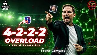 Frank Lampard's Fluid 4-2-2-2 Overload Tactic In eFootball™2027 | Setup & Gameplay