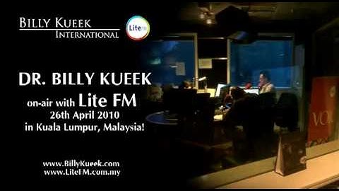 Dr. Billy Kueek on-air with Lite FM 26/04/2010 in Malaysia - Part01