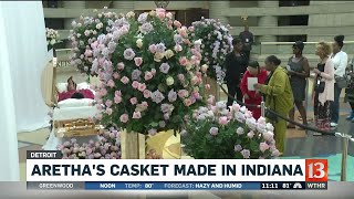 Aretha Franklin's casket made in Indiana