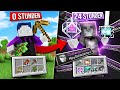 24 stunden minecraft am stck spielen alle monster alle achievements alle items