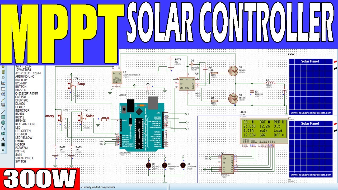 MPPT Solar Controller Using Arduino | MPPT Solar Charge Controller