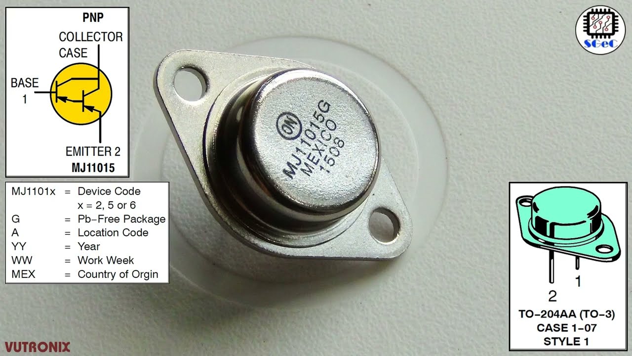 10-Pack MJ15003G ON Semiconductor NPN Silicon Power Transistors - 250W, TO-3 Case, 20A