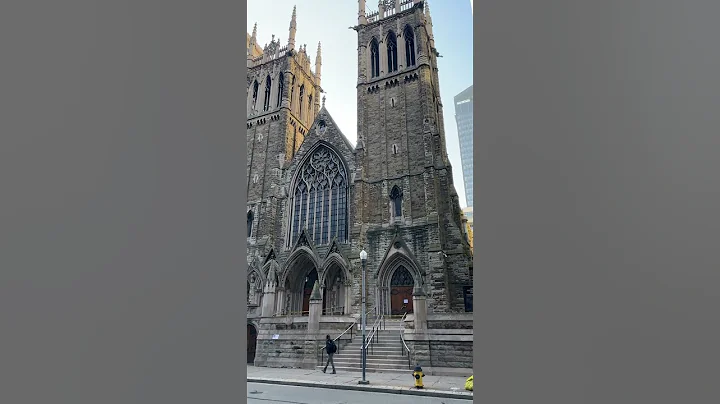 Historic Churches downtown Pittsburgh PA.  #shorts