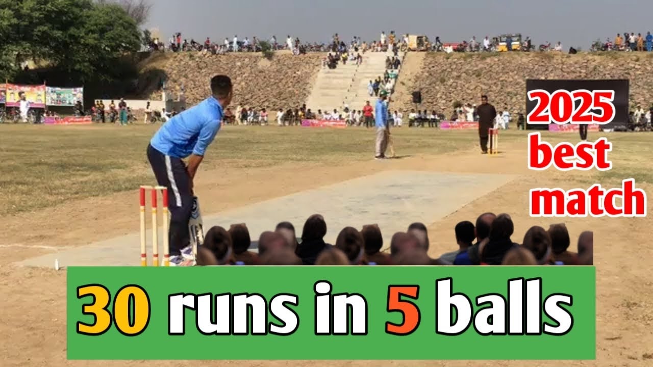 30 runs need in last 5 ball of match || intense tapeball match || HIGH ...