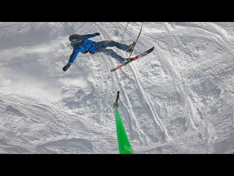 Sometimes your ski pole gets radder than you while you tumble into a snowball like a cartoon