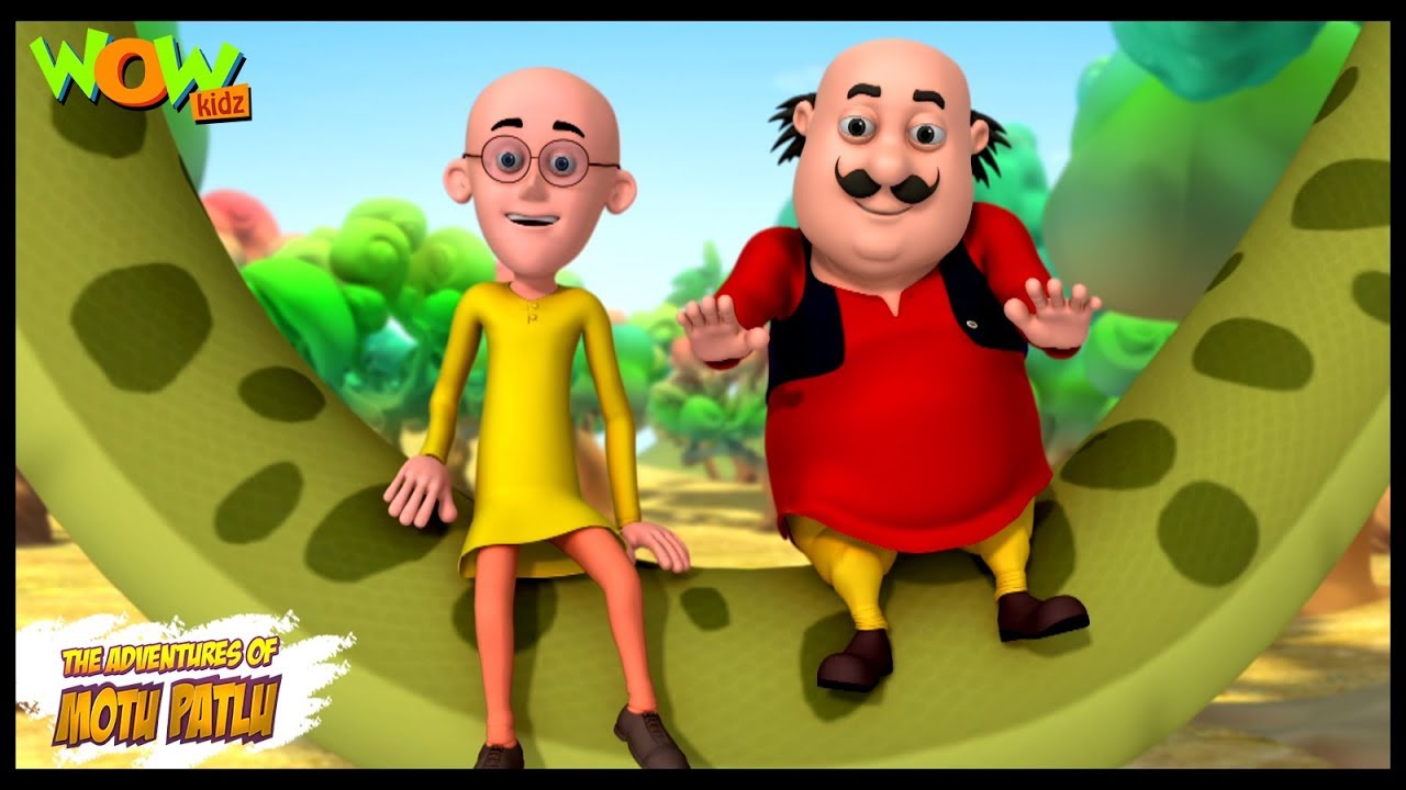 Motu Patlu Cartoons In Hindi   Animated Series  Jungle me mangal  Wow Kidz