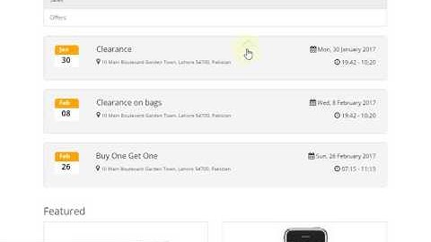 Opencart Plugin Demo: Events with Google Maps Location | By iExtend Labs