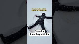 Spend a snow day with me as an autistic snow LOVER ❄️ #autistic #autism #adhd #vlog #autismawareness