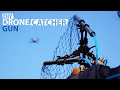 Diy pneumatic drone catcher gun  air powered anti drone net thrower mechanical project