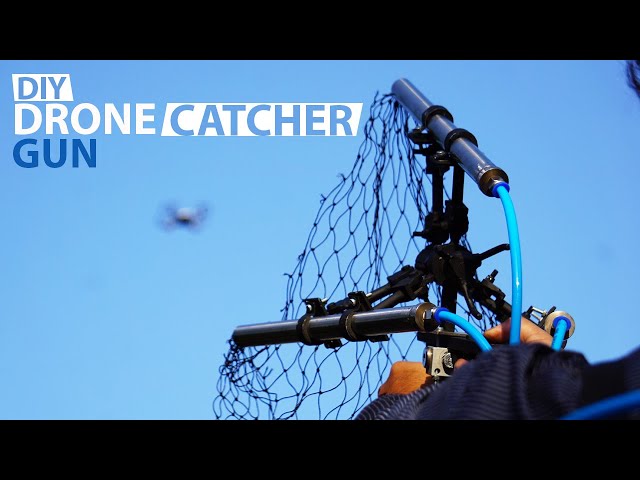 DIY Pneumatic Drone Catcher Gun