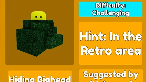How to get the Hiding Bighead - Find the Big Heads [Roblox]