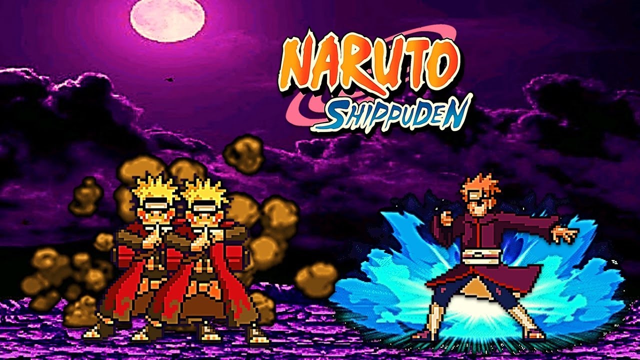 NARUTO SENNIN VS YAHIKO | GAME NARUTO MUGEN ANIME V12 PC 2022 | Full 111 Characters