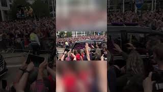 Hundreds of fans gathered in Ozzy Osbourne's hometown for his funeral procession