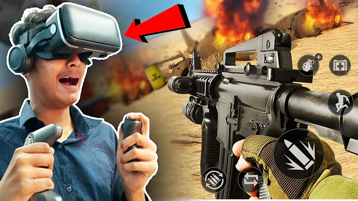 I played SHOOTER GAMES in VIRTUAL REALITY BOX ! The best budget VR BOX ever !!!