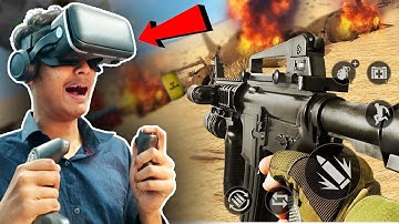 I played SHOOTER GAMES in VIRTUAL REALITY BOX ! The best budget VR BOX ever !!!