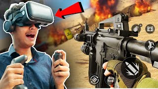 I played SHOOTER GAMES in VIRTUAL REALITY BOX ! The best budget VR BOX ever !!!