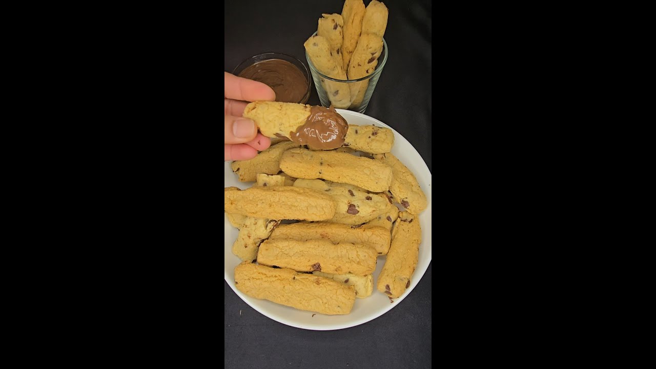 Easy Chocolate Chip Cookie Sticks (No Chill , No Mixer) | Chocolate Chip Cookie Sticks Recipe