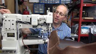 How To Sew Up A Leather Bag by Machine