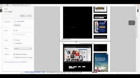 Save Any Web Page As PDF Using Google Chrome