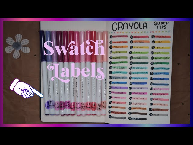 Crayola 120 Colored Pencils Review & Swatches 