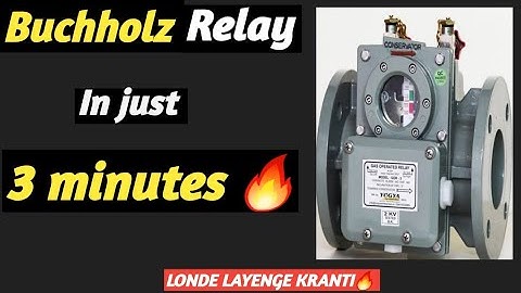 Buchholz relay in transformer || buchholz relay in hindi❤️