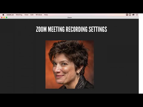 Video Best Audio Settings for Zoom Meeting Recording - youtube